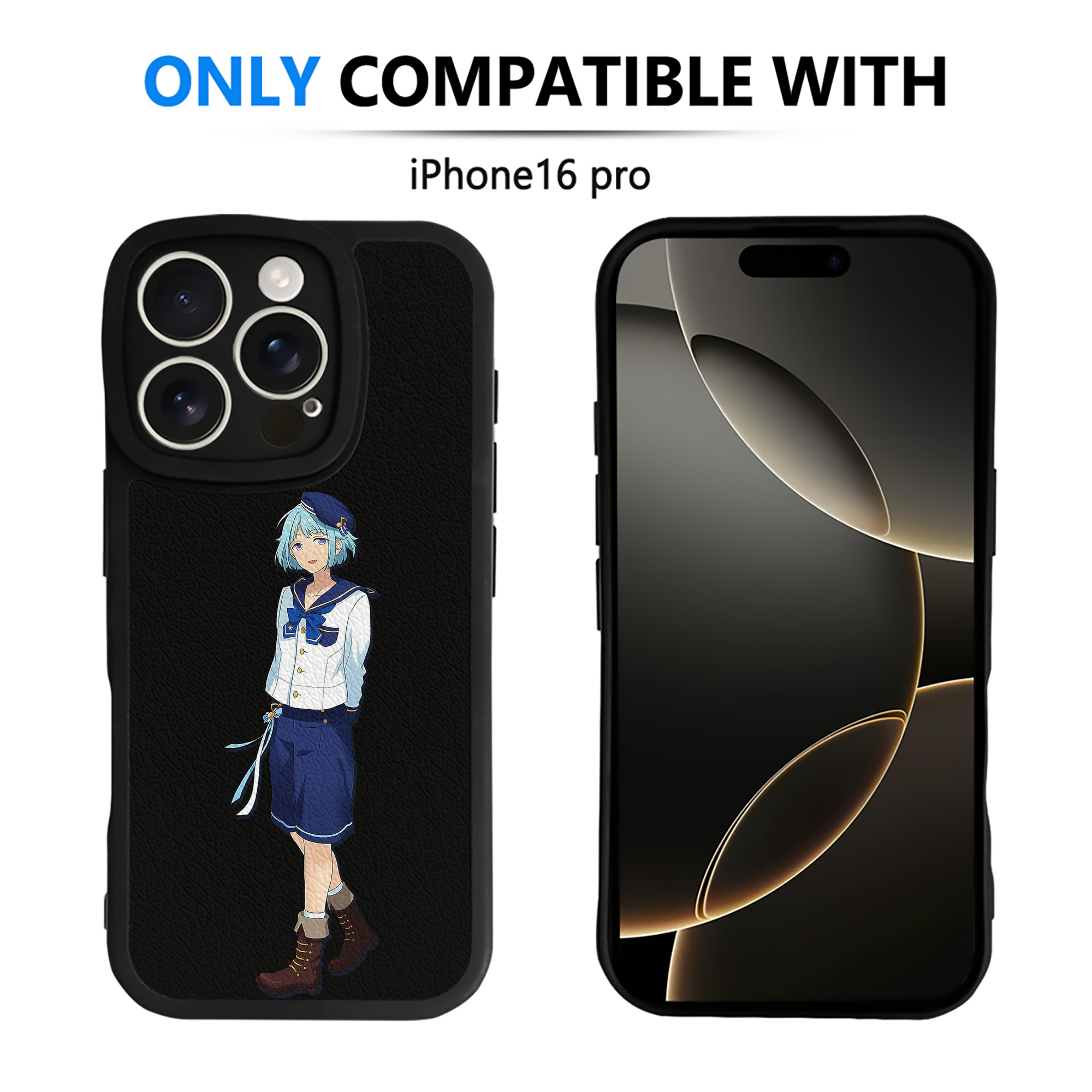 （画像用） あんさんぶるスターズ! Ensemble Stars 【iPhone 16シリーズ対応】シリコンスマホケース（レザー調） 材質：シリコン